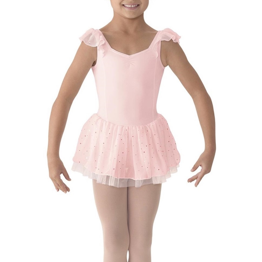 🎀HP🎀 MIRELLA  Childs Flutter Sleeve Dance Dress